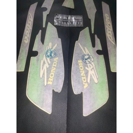 striping stiker sticker lis honda astrea star ijo hijau original