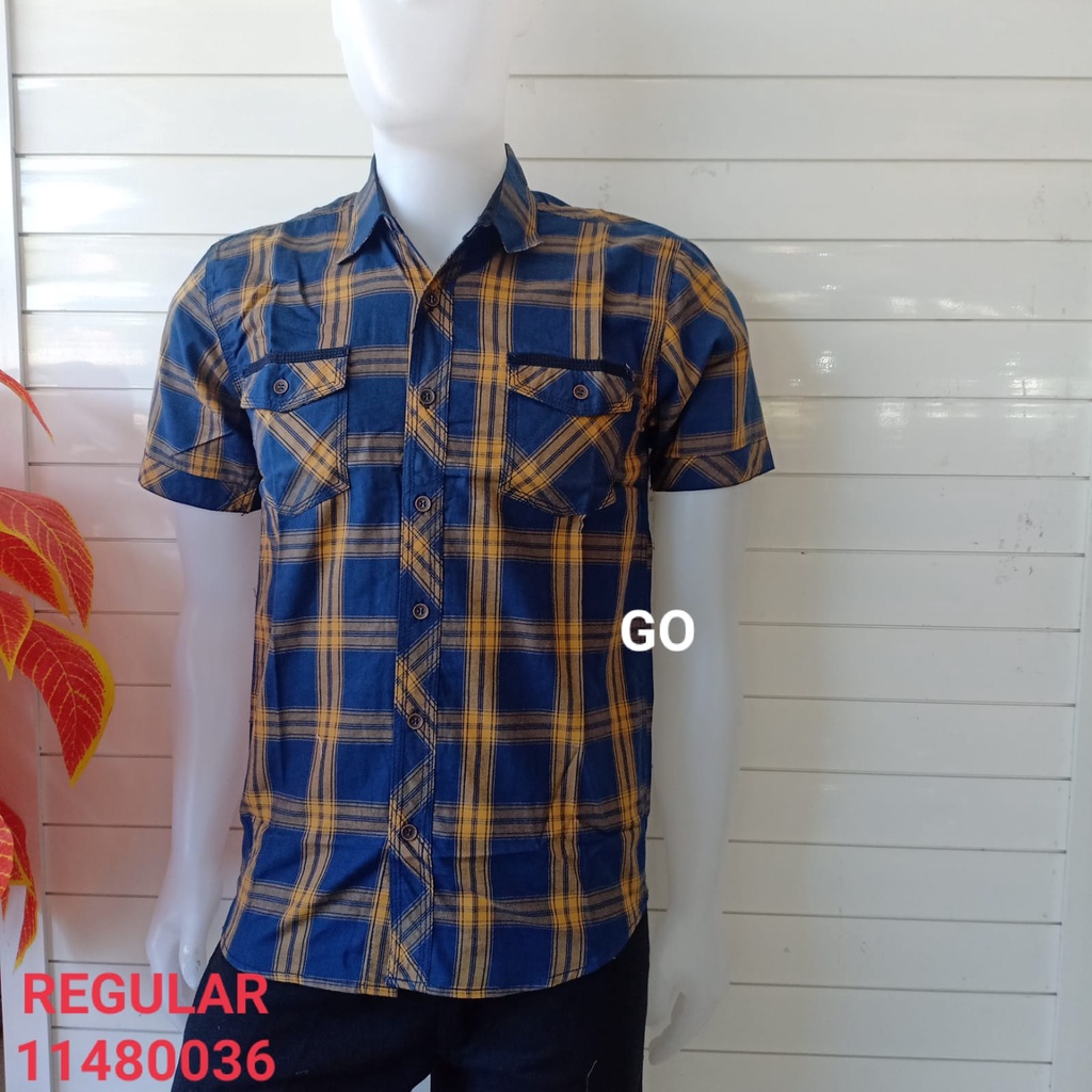 gof MAXMILLIAN KEMEJA PRIA REGULAR Kemeja casual kemeja lengan pendek