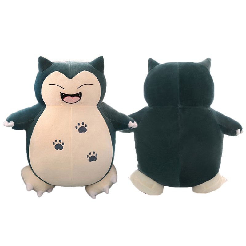 30cm Smiley Snorlax Pokemon Plush Stuffed Animal Doll Figure Kid Baby Toy Gift