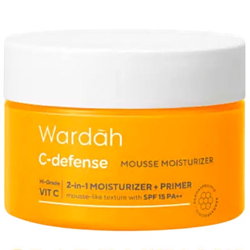 WARDAH C DEFENSE MOUSSE MOISTURIZER / wardah c defense moisturizer