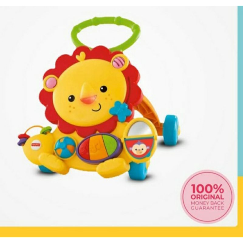 FISHER PRICE Musical Lion Prewalker / Mainan Jalan Anak Bayi