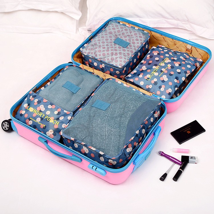 Travel Bag 6in1 Set Storage Baju Kotor Organizer Koper Limited