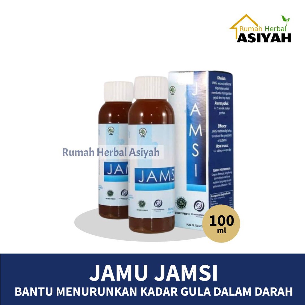 

Jamu JAMSI 100 ml Obat Herbal Diabetes Gula Darah Kencing Manis