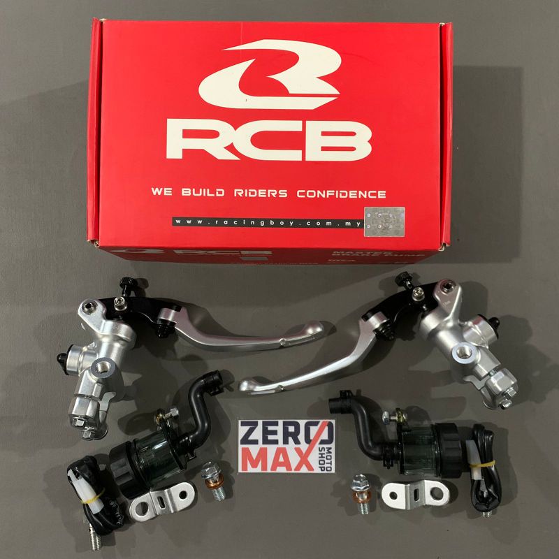 Master Rem Set RCB Racing Boy S1 Kanan Kiri 14mm Honda PCX 160 Vario 160 ABS Silver