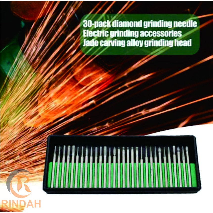 Mata Bor Tuner Grafir Diamond Engraving Ukir Besi Kaca Aluminium Batu Set