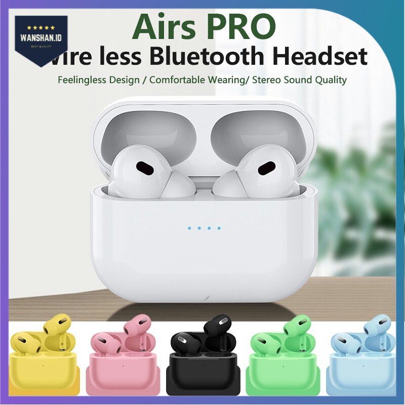 [WS] Original Air 3 Pro InPods i13 Macaron TWS Earphone Wireless Bluetooth HiFi Android