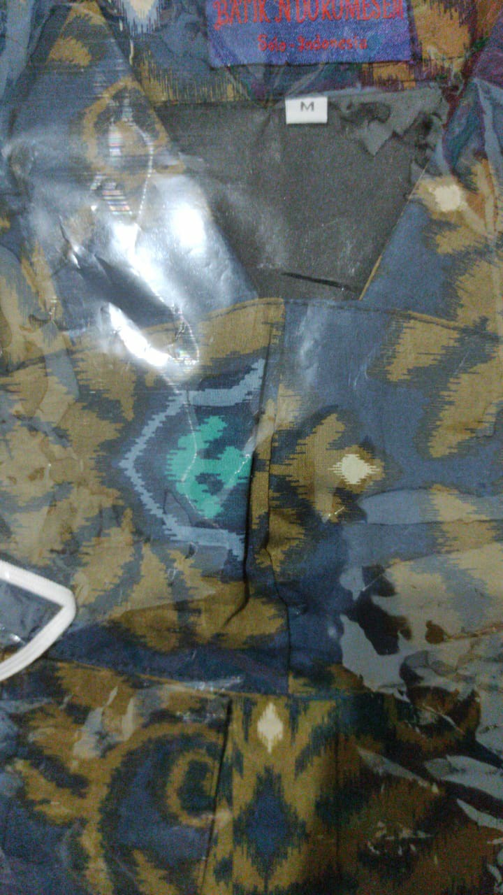 Kemeja Batik Prabu Exclusive Bahan Katun Baturaden Reguler Fit B539