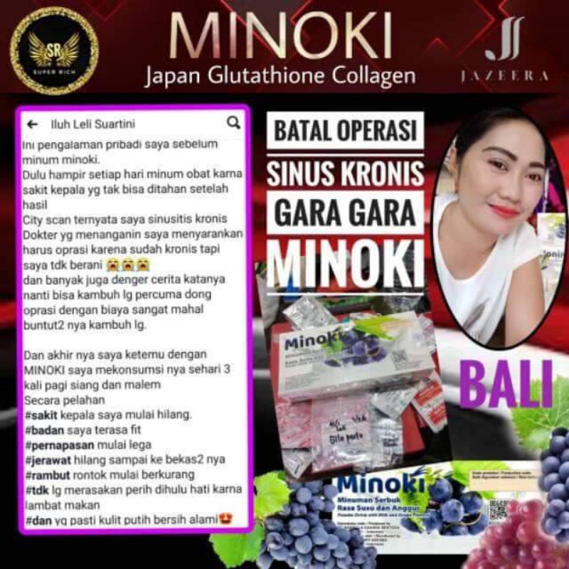 Minoki Jazeera Minuman Collagen