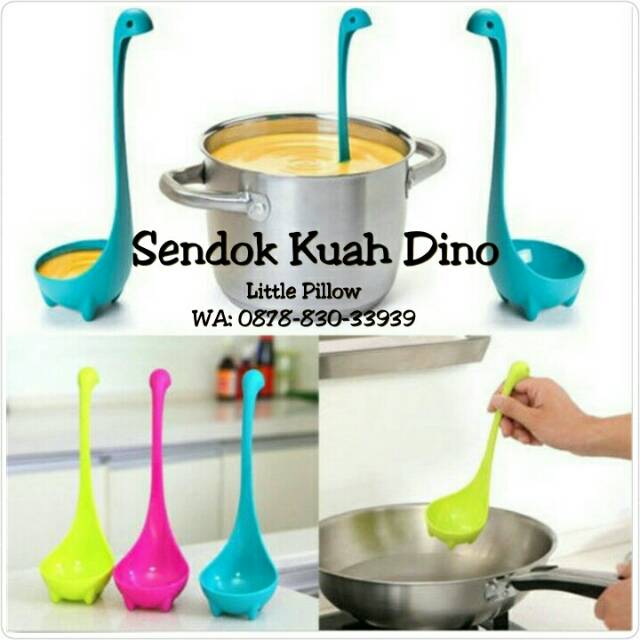 Sendok Kuah Dino/Centong Kuah/Centong Plastik/Sendok Kuah Berdiri