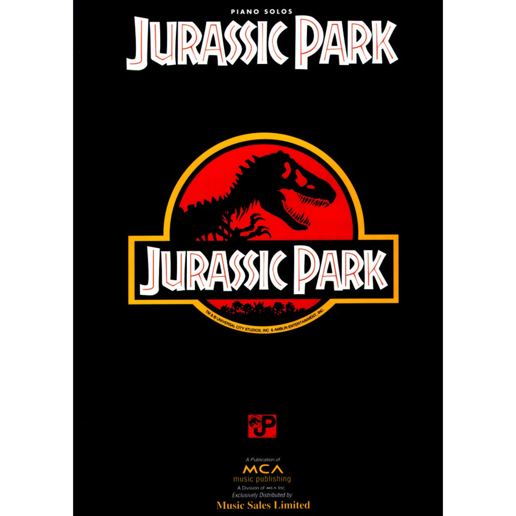 Buku Piano John William's - Jurassic Park