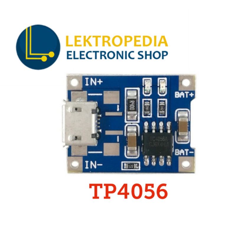 Modul TP4056 Micro Usb Cas Lithium 18650 3.7V Battery Charging Module Batere Batrei 3.7 3,7 V 4056