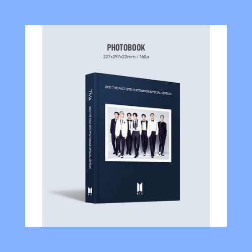 BTS 2021 THE FACT BTS PHOTOBOOK SPECIAL EDITION KOREA RELEASE OFFICIAL - BTS PHOTO BOOK MERCH OFFICI