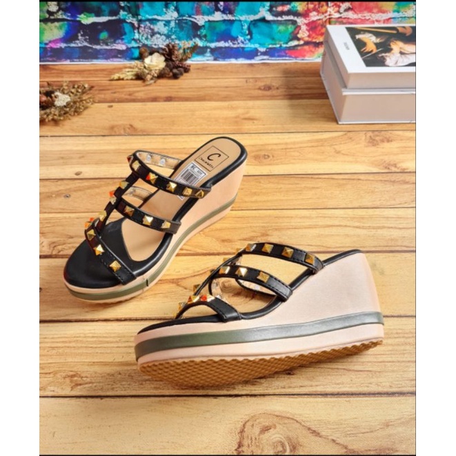 ABBUSHOES Sk 03 wedges stut andromeda sol karet 7cm