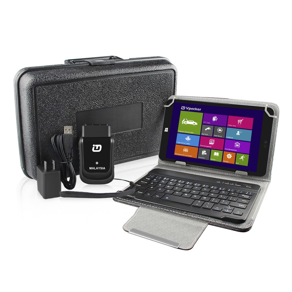 IMPORT Vpecker Malaysia E1 OBD 2 Code Reader for Proton Perodua Automotive Scanner 8 inch Tablet