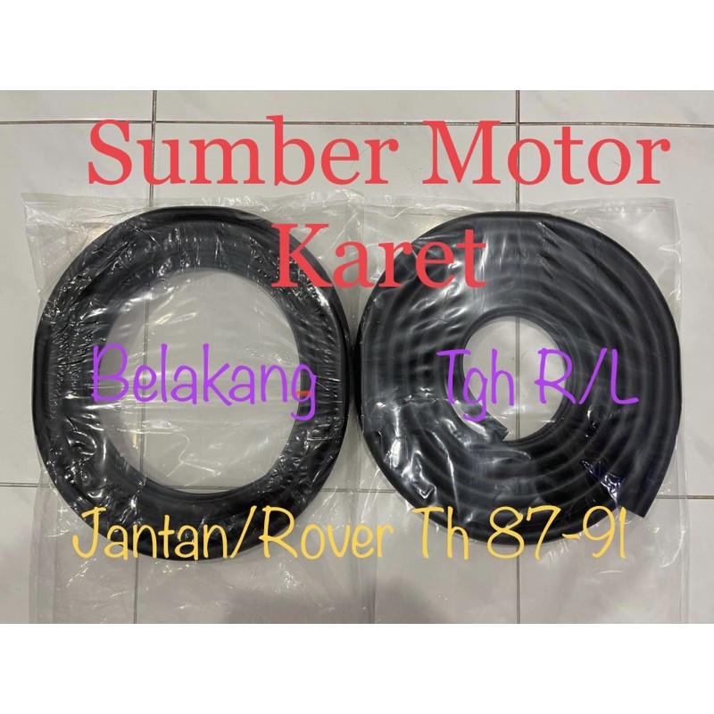 Karet Body Pintu Tengah Dan Belakang Kijang Jantan/Rover Th 87-91