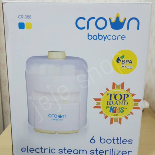 Crown baby care ( steril botol susu 6 botol )