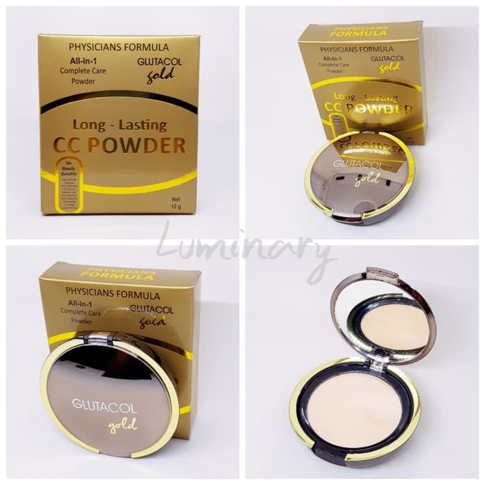 Glutacol Gold CC Powder Original - Bedak Glutacol