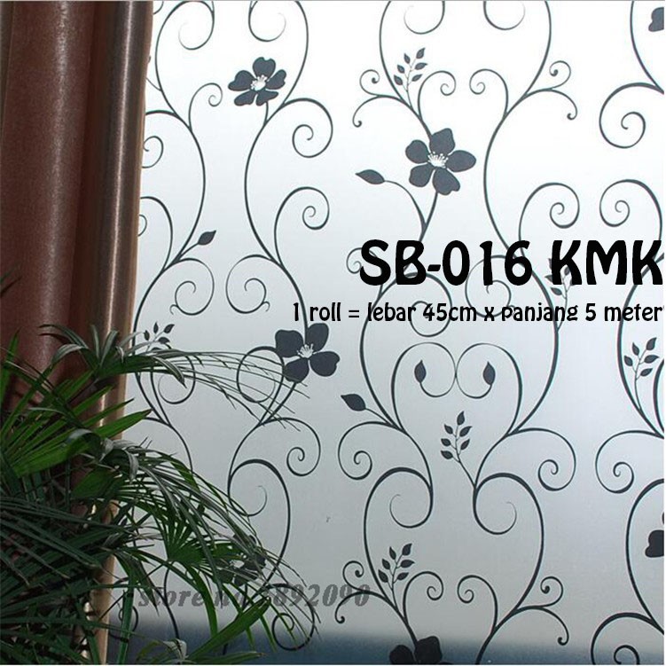 SUNBLAST STIKER KACA SB 016 UK 5 METER X 45CM  WALLSTICKER KACA STIKER FORSTED GLASS DEKORASI PINTU KAMAR MANDI KACA JENDELA KACA SETIKER STIKER STICKER WALLSTIKER WALLSTICKER WALSTIKER