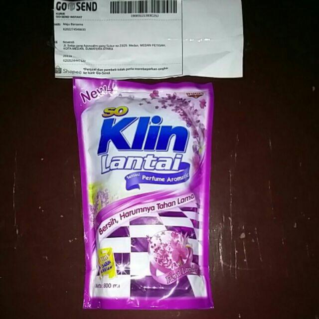 Pembersih Lantai So Klin 780ml Ref Ungu Maju Bersama