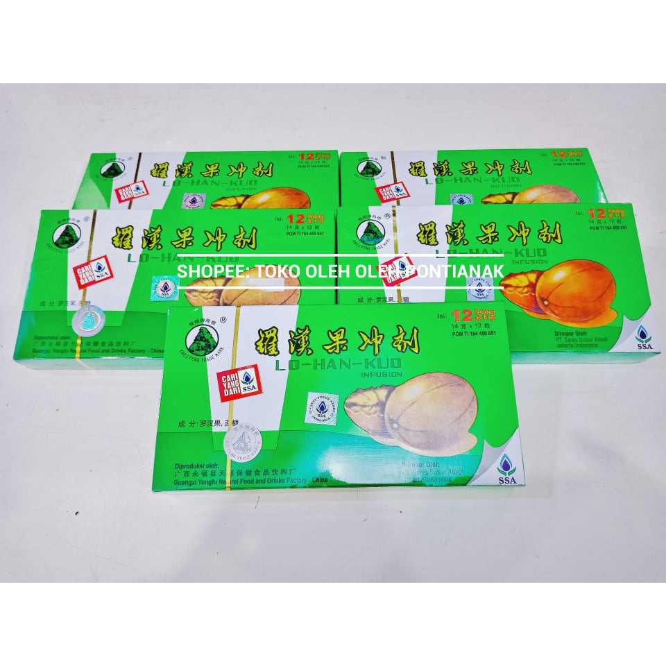 

LO HAN KUO - LOHANKUO Infusion Obat Herbal Pereda Panas Dalam - isi 12 pcs