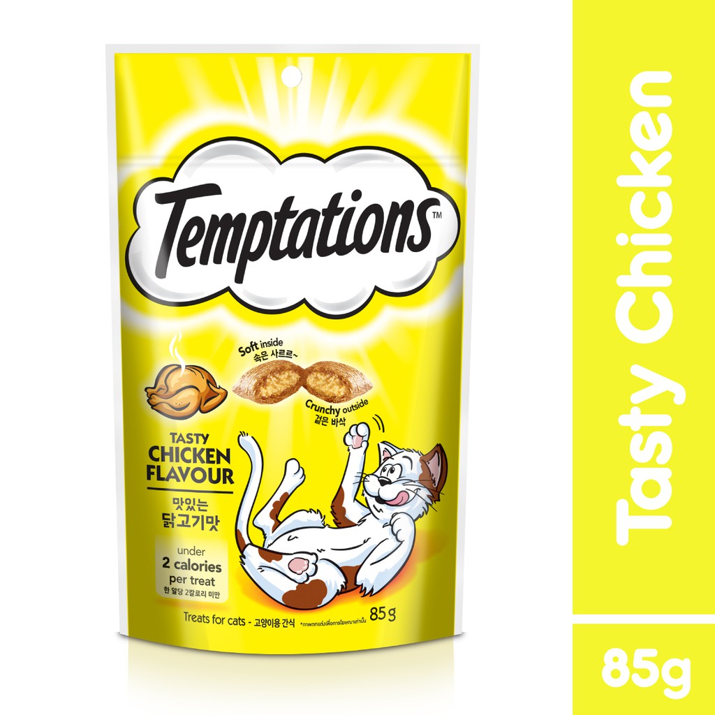 TEMPTATIONS™ Snack Kucing 85gr 5 Rasa - Isi 5-3