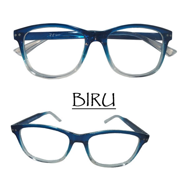 misi- Kaca mata anti radiasi / Kacamata Wanita Pria Kacamata Normal Blueray