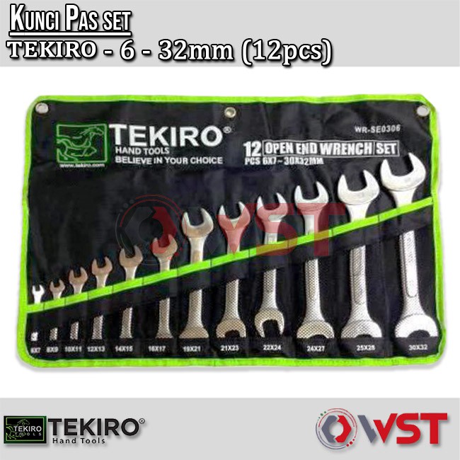 Tekiro Kunci Pas Set 6-32 mm (12pc)