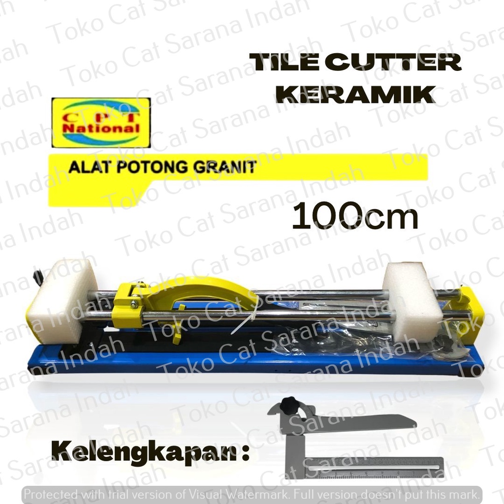 CPT NATIONAL Alat Potong Granit Manual 100 cm - Tile Cutter Keramik - Original