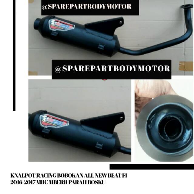 KNALPOT RACING BOBOKAN BEAT ALL NEW. MBER PARAH