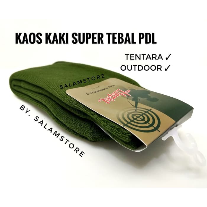 Promo Kaos Kaki Tebal PDL PDH Tentara Polisi Tactical Outdoor Pendakian