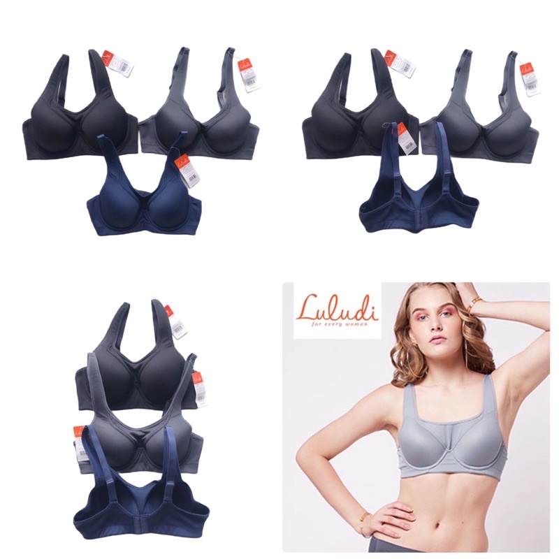 luludi sport bra by wacoal LB 61002 branded sale 34B 34C 36B