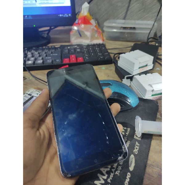 Redmi Note 5a normal minus lcd pecah