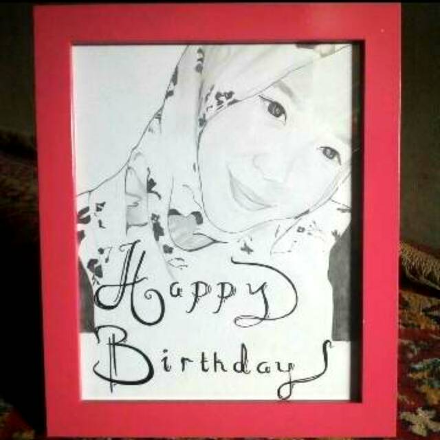 Sketsa Wajah (Kado Ulang Tahun,Wisuda&Pernikahan)