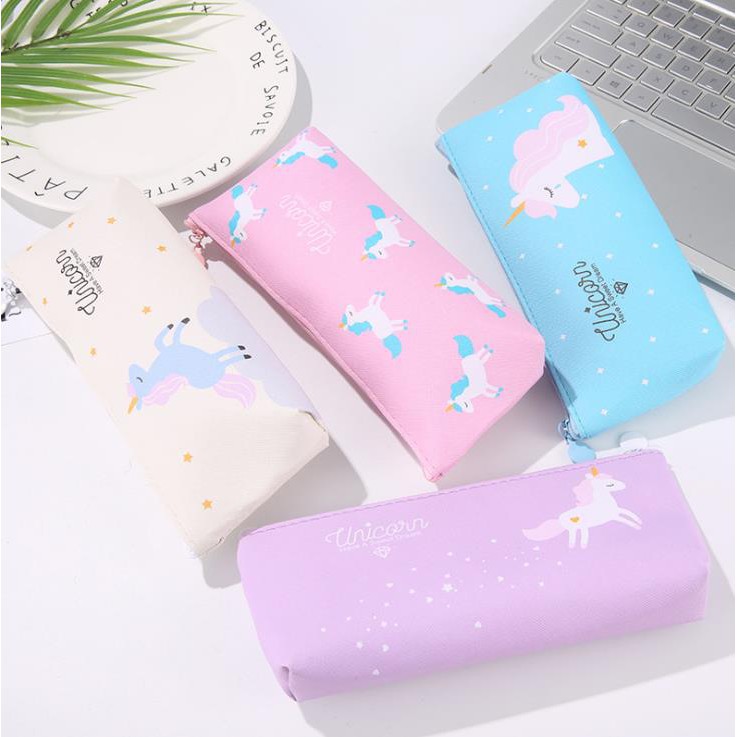 COD KOTAK PENSIL MOTIF UNICORN LUCU UNIK / TEMPAT PENSIL / KOTAK PULPEN / TEMPAT ALAT TULIS PP130-3