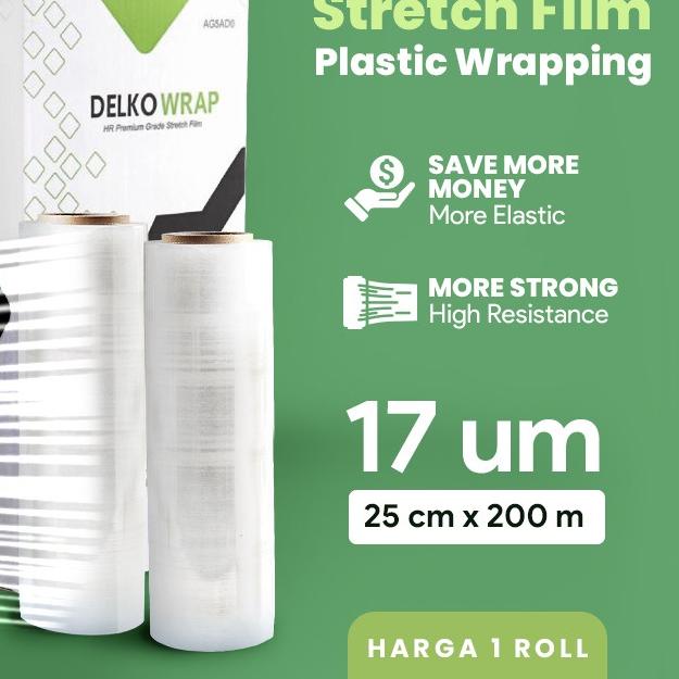 

☂ PLASTIK WRAPPING / STRETCH FILM Delkowrap 25 cm ☚