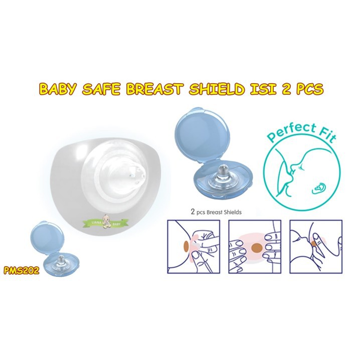 2 PCS PELINDUNG PUTING MENYUSUI BREAST SHIELD  BABY SAFE  BPM04  BAYI ONLINE SHOP