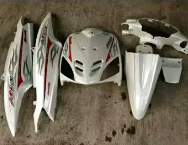 Cover body yamaha mio sporty full set warna putih