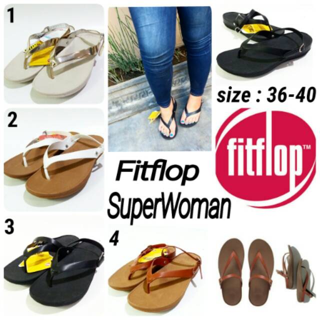 Sandal fitflop superwoman sandal fitflop murah terbaru tali belakang