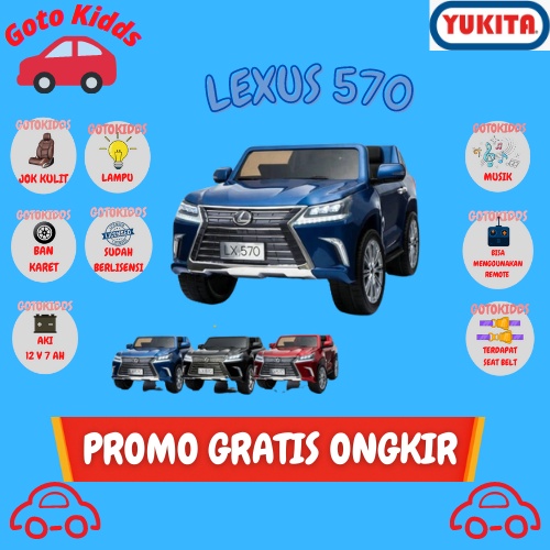 Mainan Anak Mobilan Aki Lexus LX570 Maenan Anak