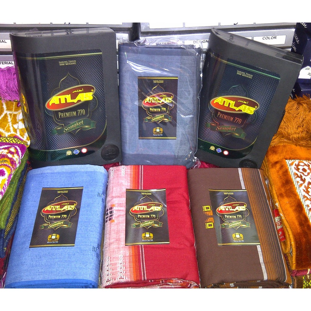 SARUNG ATLAS PREMIUM 770 SONGKET HARGA 10PCS