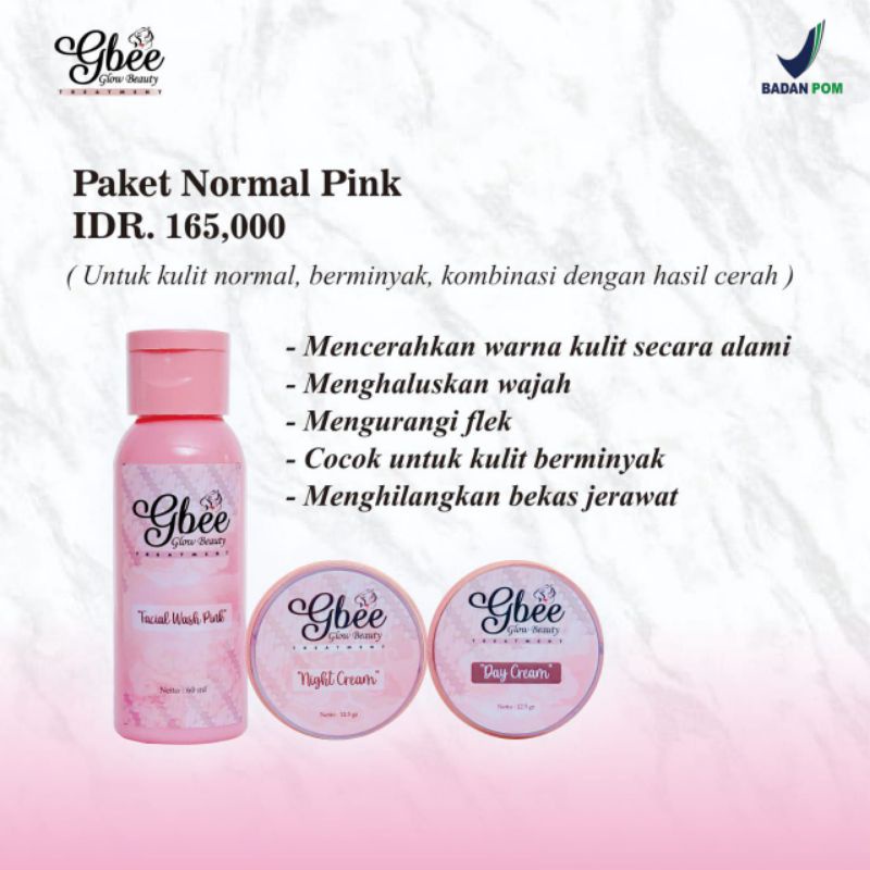 GBEE GLOW BEAUTY PAKET NORMAL