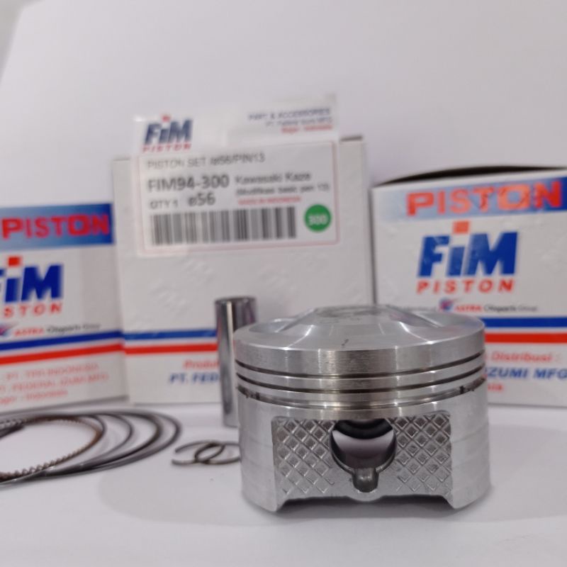 PISTON KIT SEHER SET KAWASAKI KAZE 53 53,5 54 54,5 55 56 PEN 13 FIM IZUMI-4