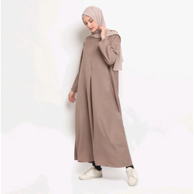 BISA COD ABAYA TURKEY WANITA BUSUI BASIC POLOS