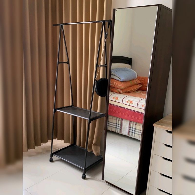 Rak Gantungan Baju Besi Jemuran Stand Hanger Triangle