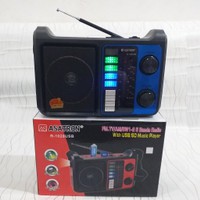 Radio/Music Player 5 Band FM AM SW AC DC+Senter ASATRON R-1028USB