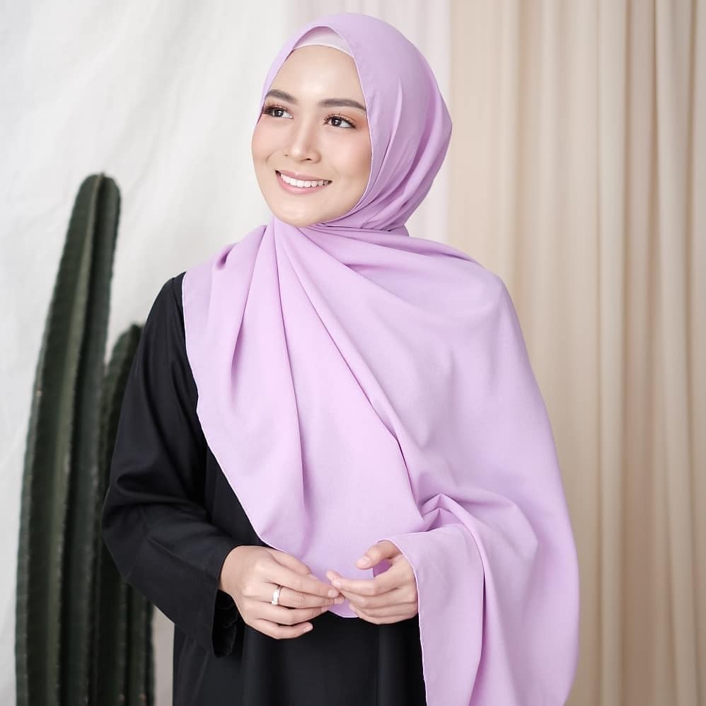 Hijab Pashmina Diamond 180x75 / Pashmina Diamond / Hijab / Pasmina-LILAC