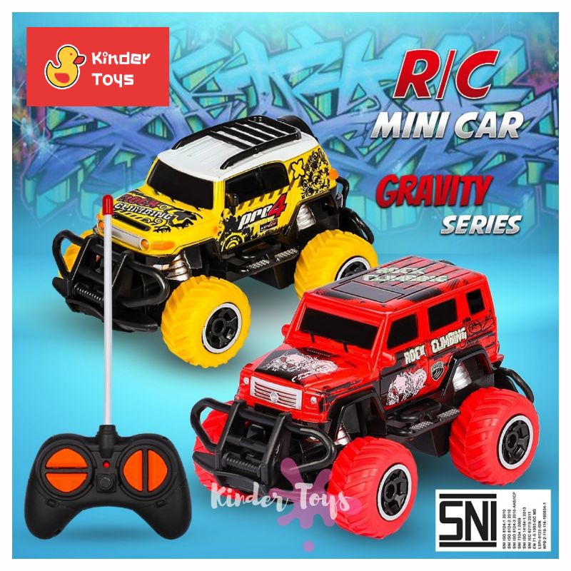 Mainan mobil remote model bigfoot adventure RC Minicar