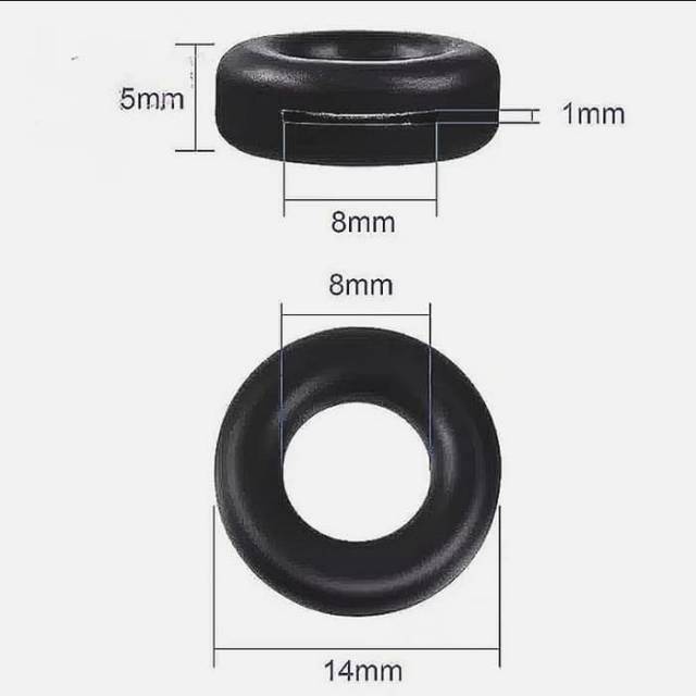 Karet penahan kacamata antislip silicone rubber retainer ring bulat