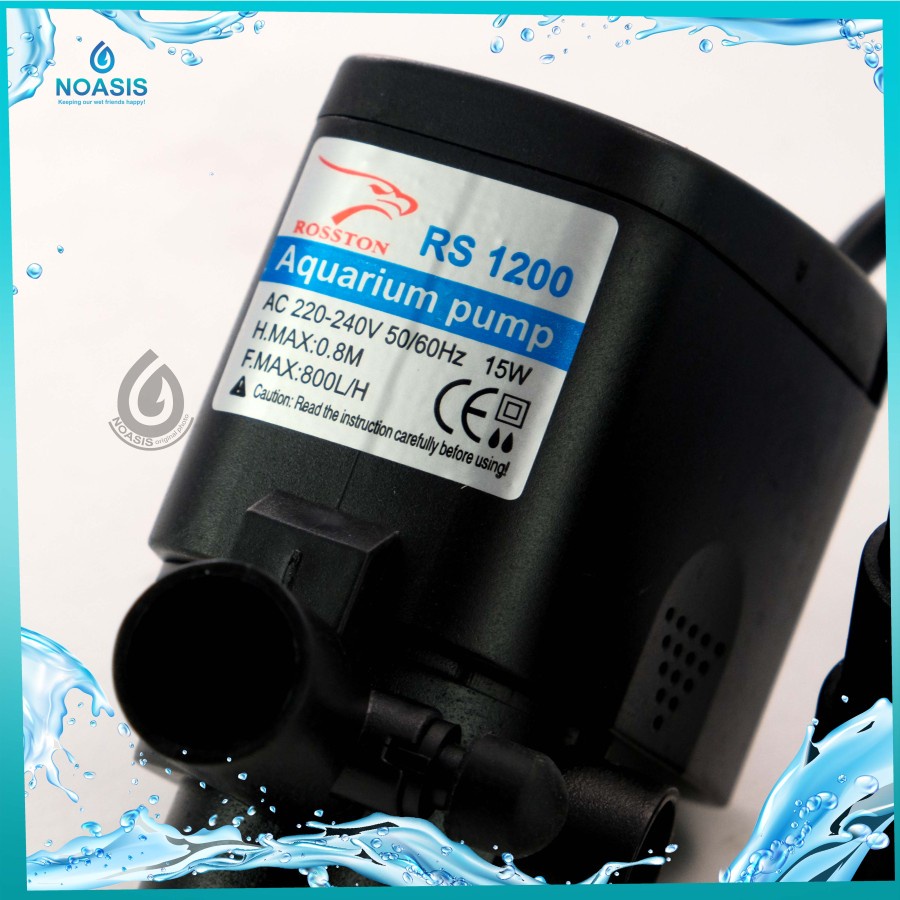 POMPA AIR CELUP AQUARIUM ROSSTON RS 1200 POWER HEAD AKUARIUM AQUASCAPE RS-1200 15 WATT