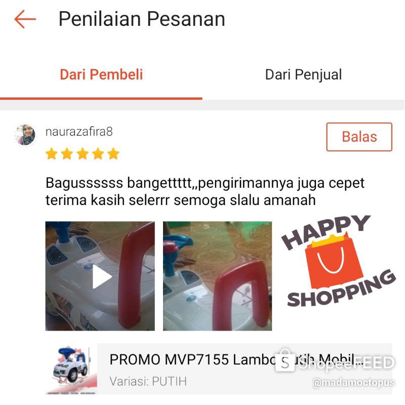 PROMO MVP7155 Lambo Mobil Mobilan Duduk Dorong Mainan Anak Ride On Car Toys MVP